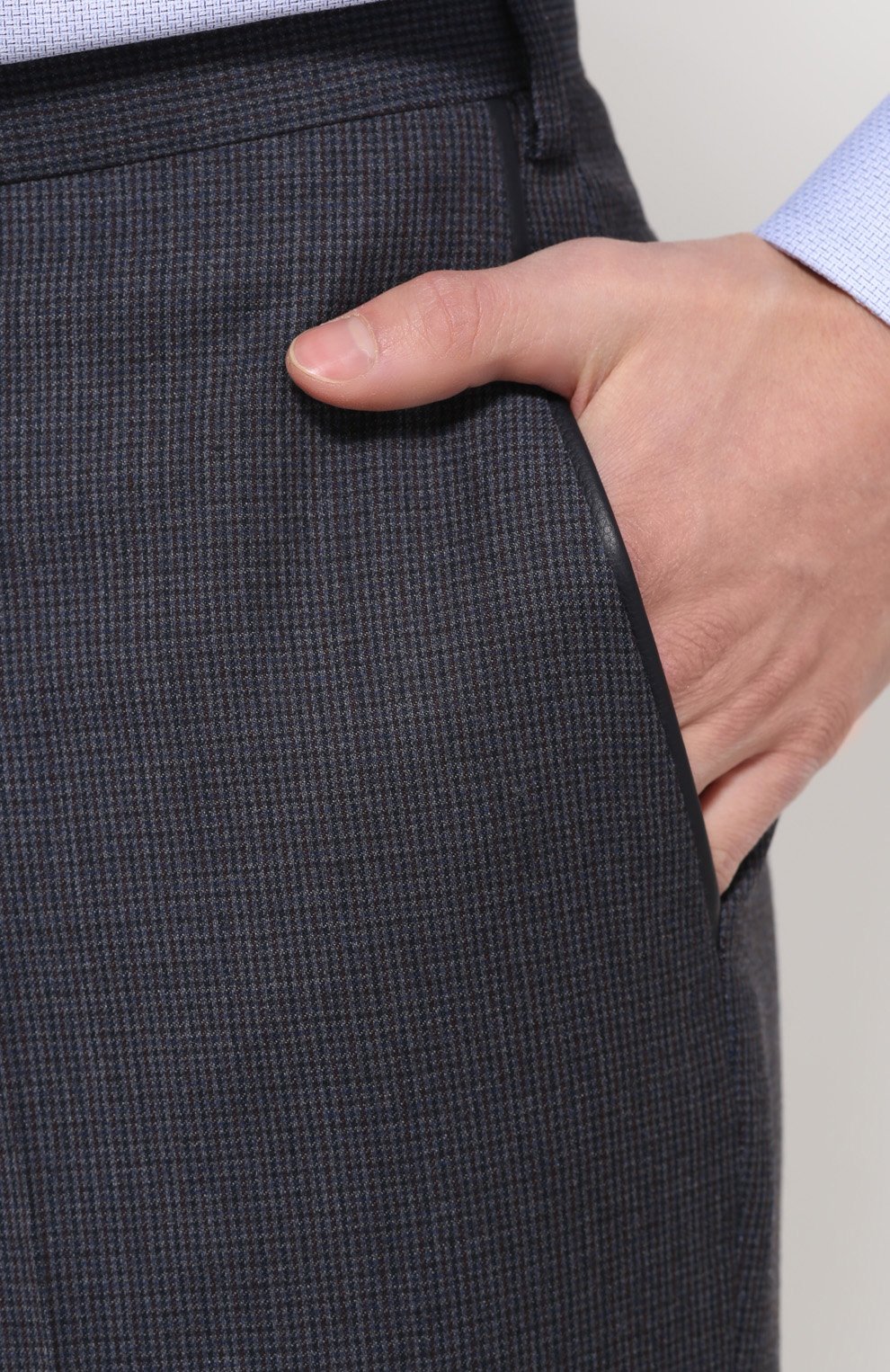 Классические шерстяные брюки BRIONI, арт. RPL5/05A0I/P0RT0VENERE, фото 5