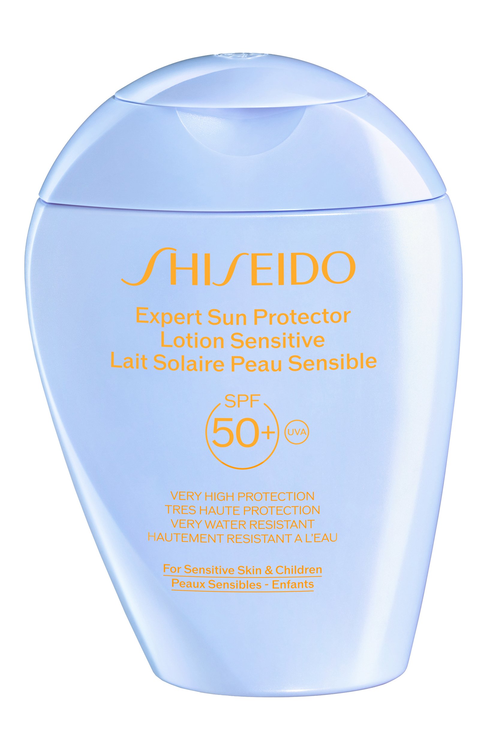 Солнцезащитный лосьон expert sun для чувствительной и детской кожи spf 50+ (150ml) SHISEIDO, арт. 21993SH, фото 1