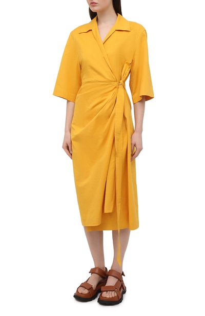 Хлопковое платье DRIES VAN NOTEN, арт. 211-11009-2331, фото 3