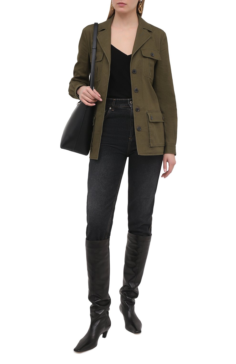 Хлопковая куртка SAINT LAURENT, арт. 506647/Y153W, фото 2