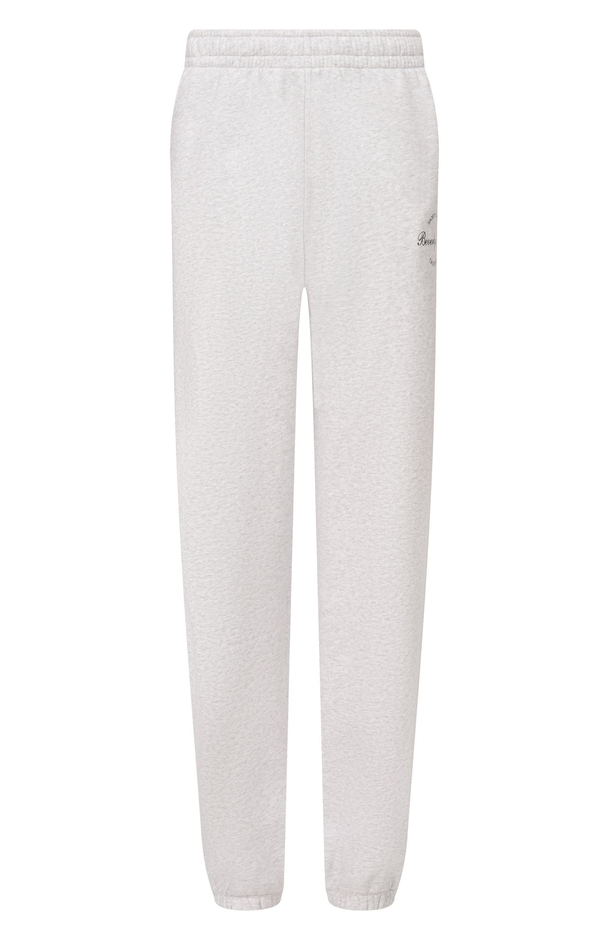 Хлопковые джоггеры SPORTY AND RICH, арт. PA07076257GY03, фото 1