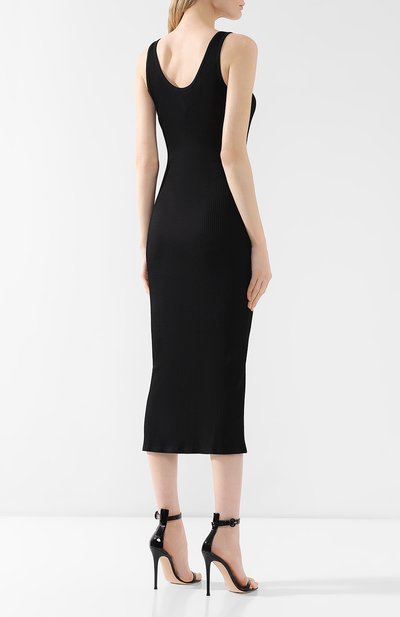 Платье из смеси хлопка и вискозы BALMAIN, арт. RF16408/C067, фото 4