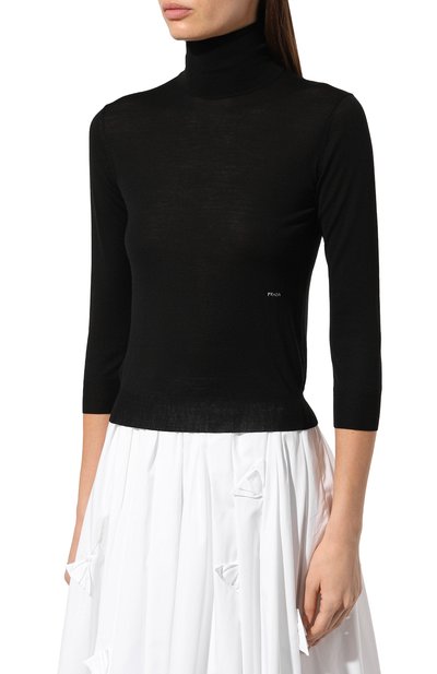 Шерстяная водолазка PRADA, арт. P26394-1S9C-F0002-211, фото 3