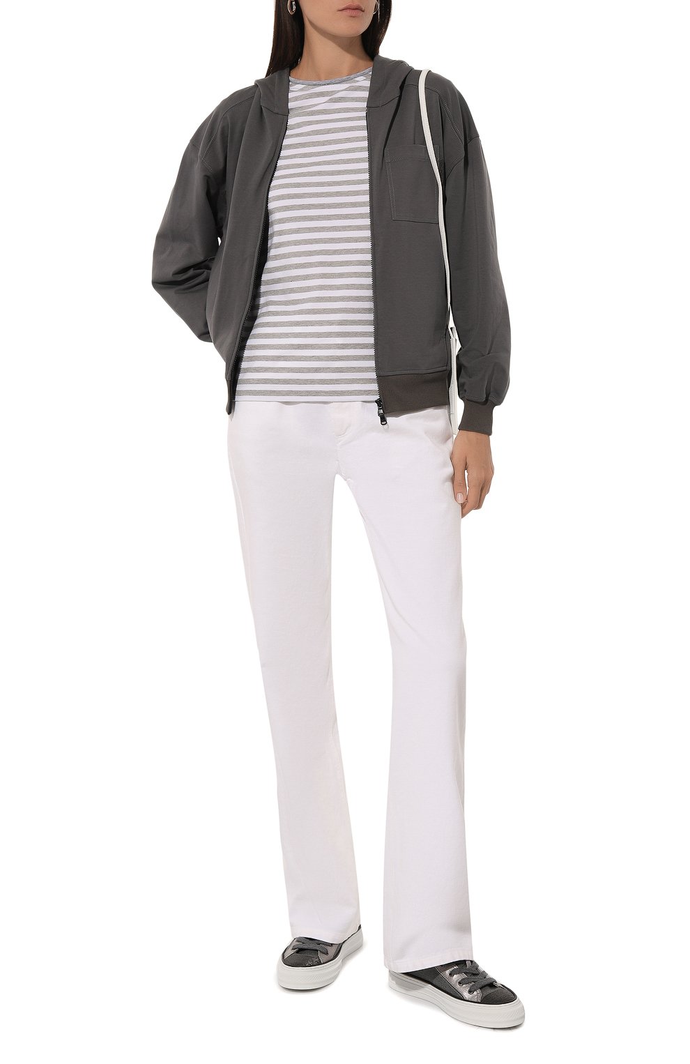 Хлопковая футболка BRUNELLO CUCINELLI, арт. MP989EK400, фото 2