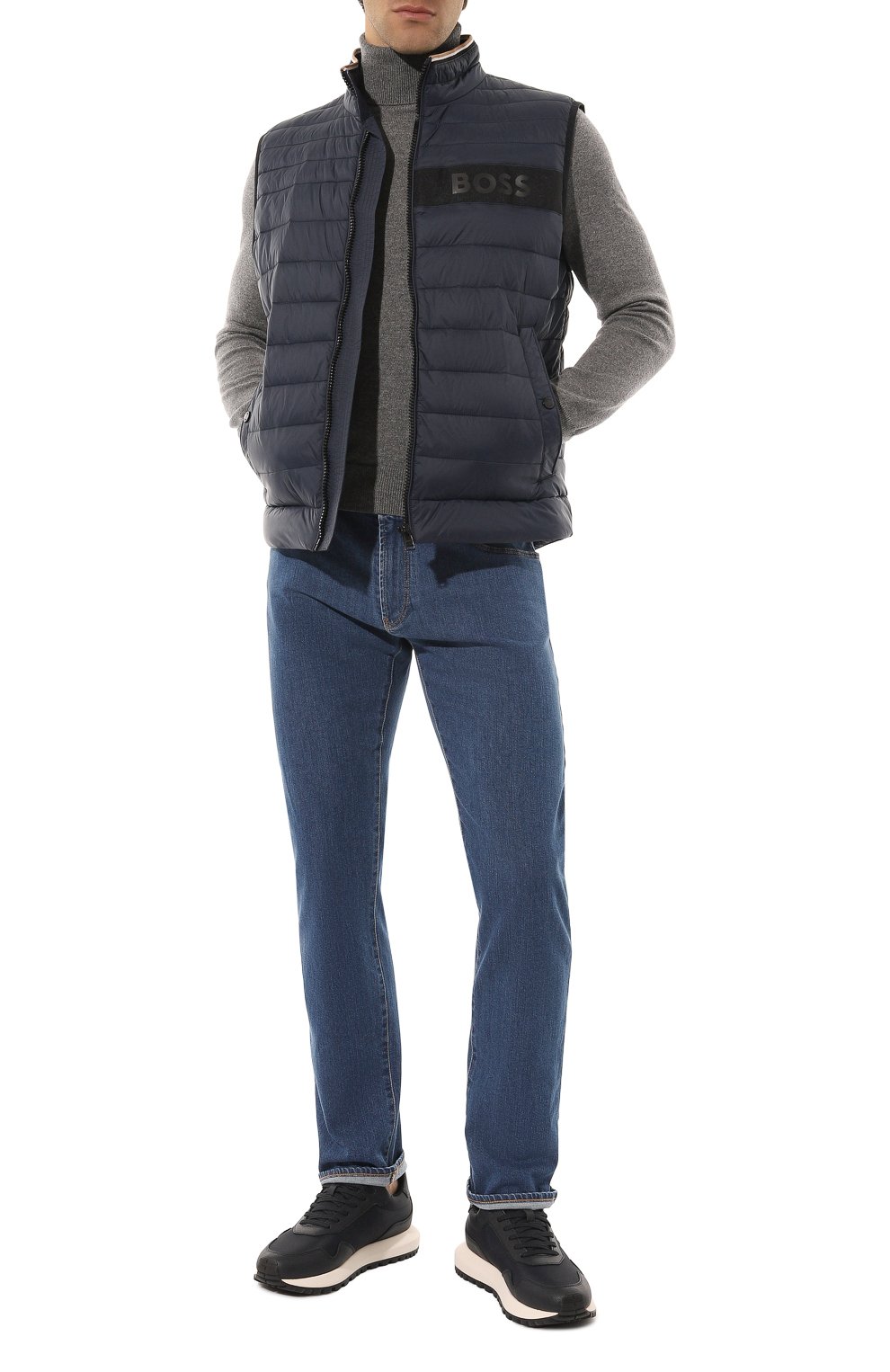 Комбинированные кроссовки EMPORIO ARMANI, арт. X4X630/XN877, фото 2