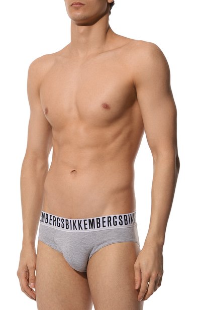 Комплект из двух брифов DIRK BIKKEMBERGS серого цвета по цене 3600 руб., арт. BKK1USP01BI, фото 2 Комплект из двух брифов DIRK BIKKEMBERGS, арт. BKK1USP01BI, фото 2