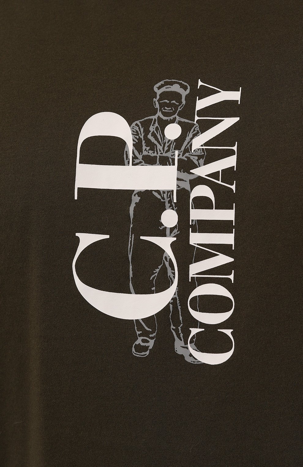 Хлопковая футболка C.P. COMPANY, арт. 16CMTS139A005100W, фото 5