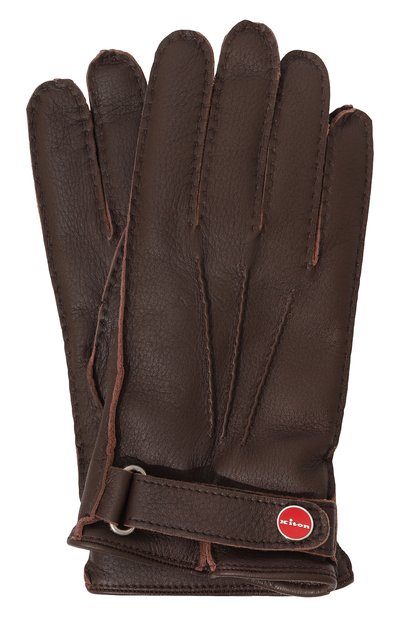 Мужские кожаные перчатки KITON, арт. UGU023XC1024