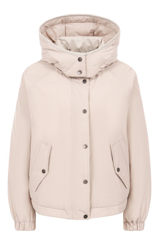 Пуховик Brunello Cucinelli MG5017835P Кремовый MG5017835P
