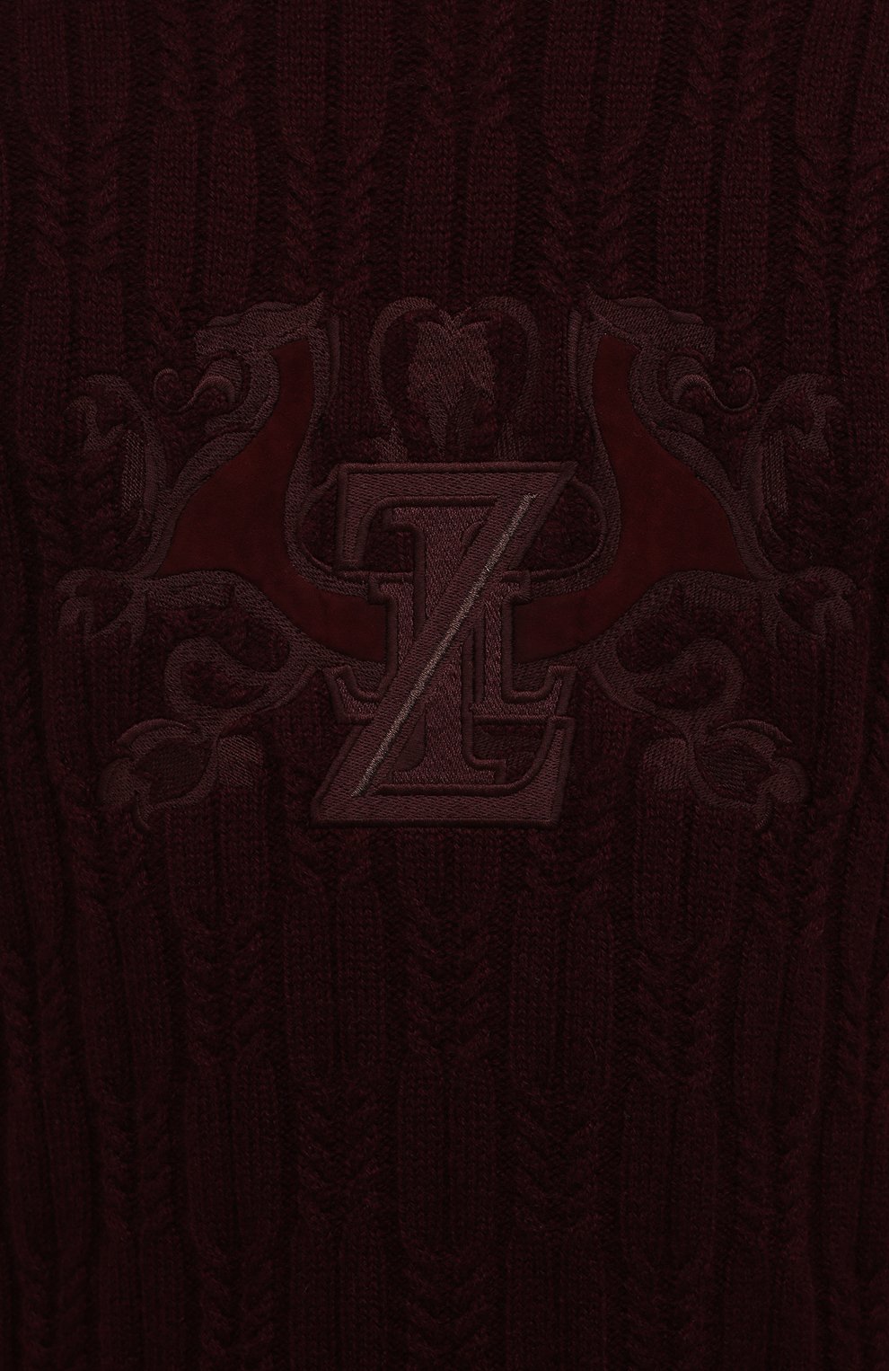 Кашемировый свитер ZILLI бордового цвета по цене 184000 руб., арт. MBW-DC216-NEL01/ML01, фото 5 Кашемировый свитер ZILLI, арт. MBW-DC216-NEL01/ML01, фото 5