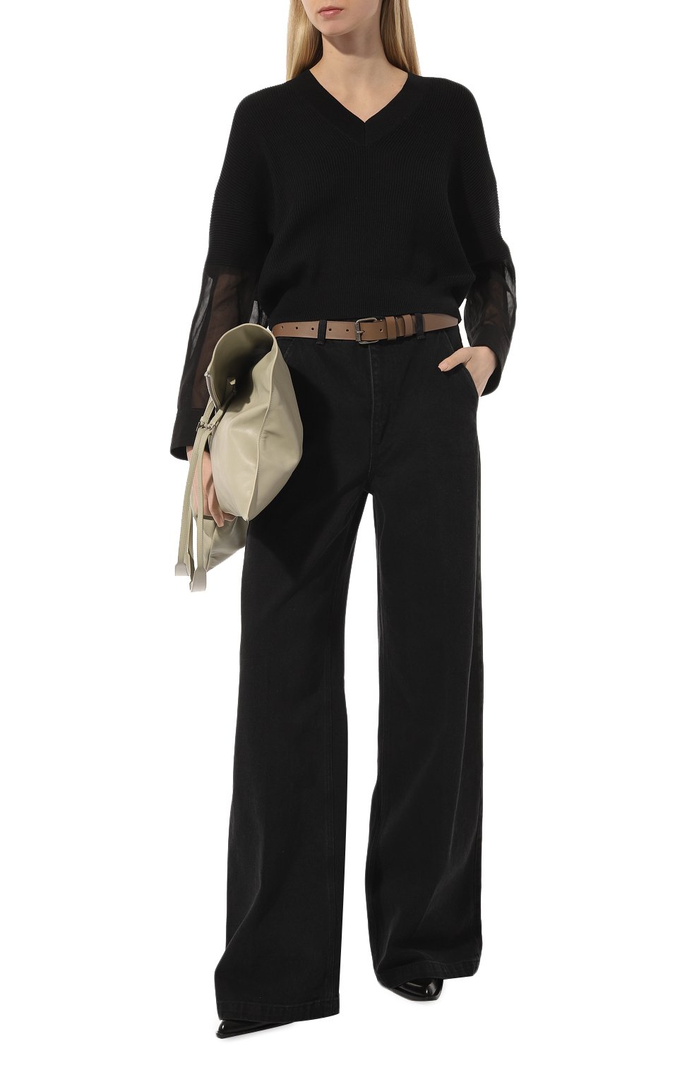 Хлопковый пуловер BRUNELLO CUCINELLI, арт. M1919B1338, фото 2