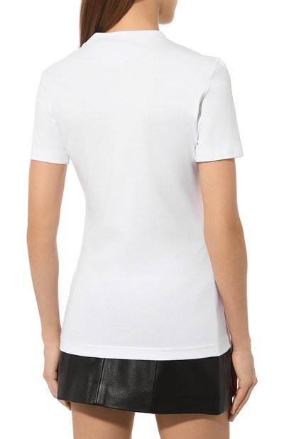 Хлопковая футболка VERSACE JEANS COUTURE, арт. 76HAHT02/CJ03T, фото 4