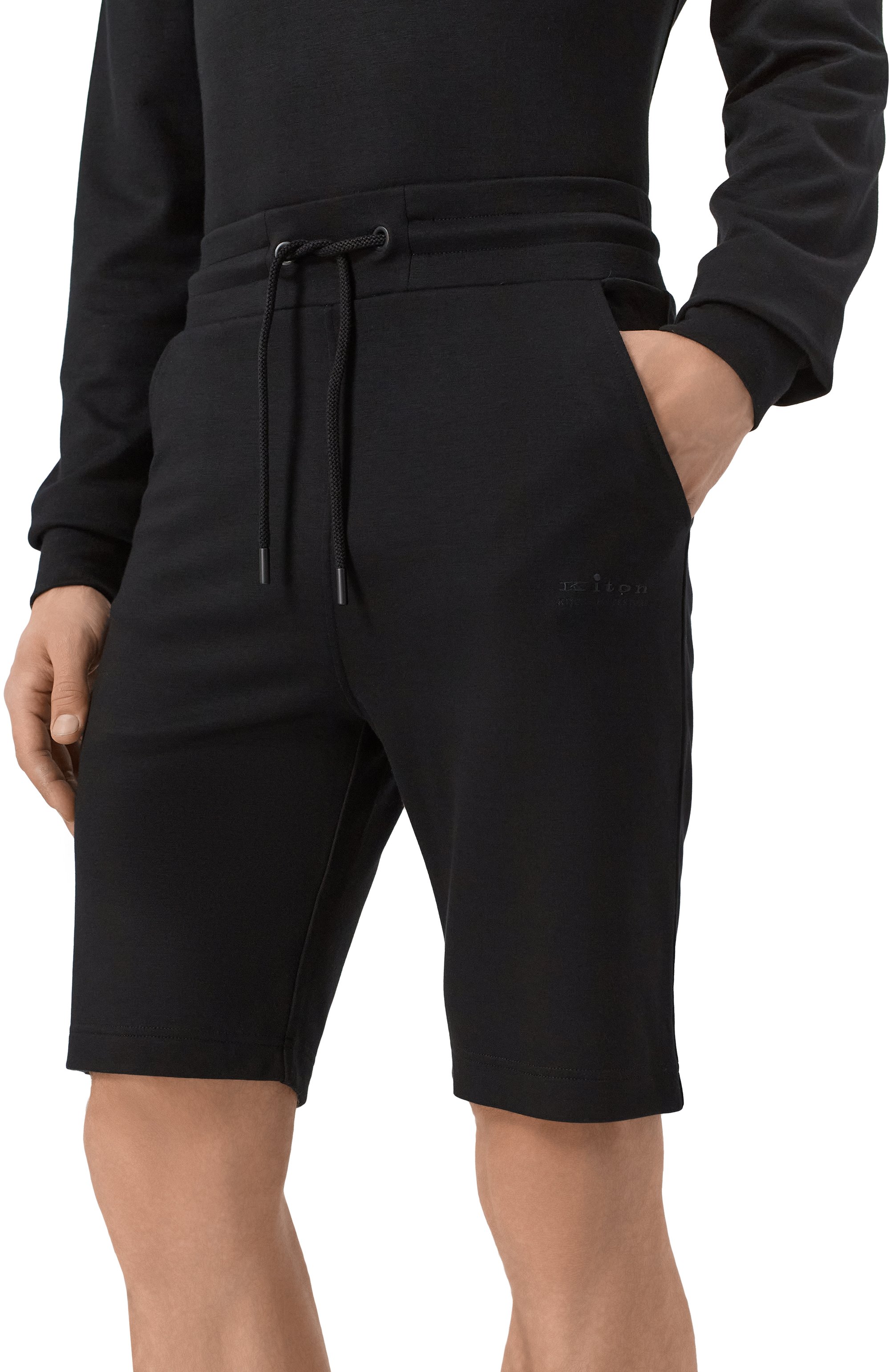 Шорты из вискозы KITON, арт. UMM061904, фото 3