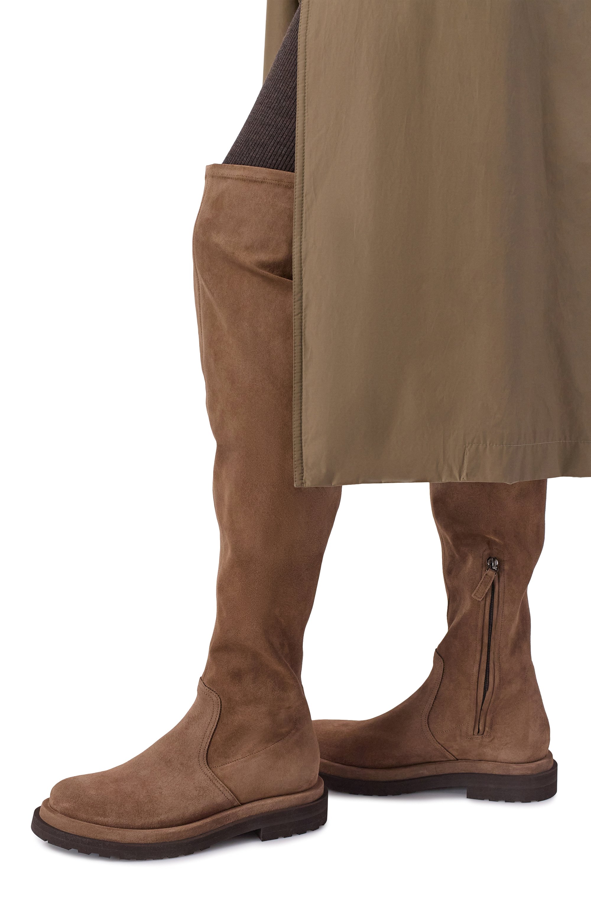 Замшевые ботфорты BRUNELLO CUCINELLI, арт. MZSFG3116, фото 2