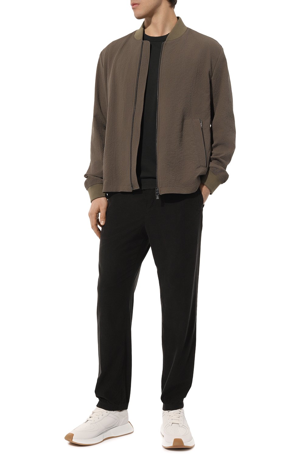 Вельветовые джоггеры JAMES PERSE черного цвета по цене 49950 руб., арт. MKUP1353/BLK, фото 2 Вельветовые джоггеры JAMES PERSE, арт. MKUP1353/BLK, фото 2