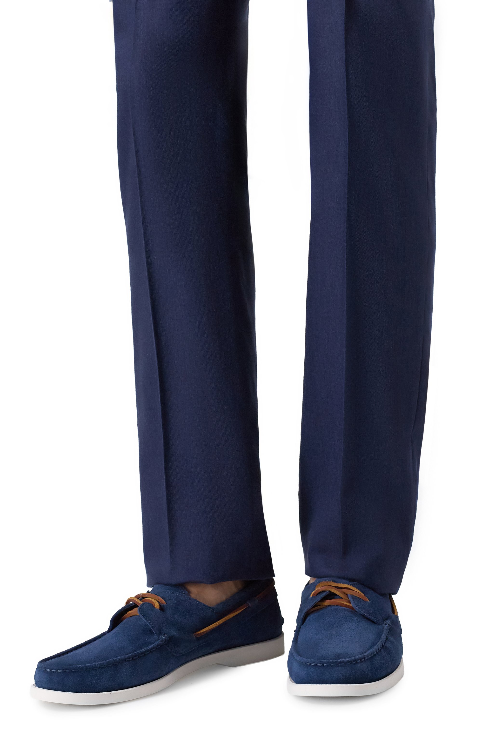 Замшевые топсайдеры KITON, арт. USSA264N0010829, фото 3