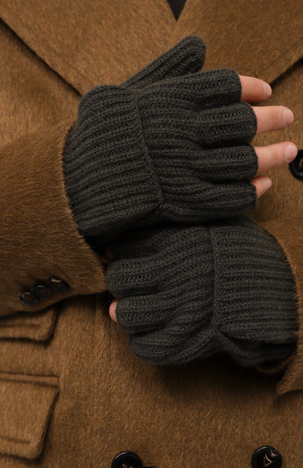 Кашемировые перчатки GIORGIO ARMANI, арт. 744189/2F292, фото 2