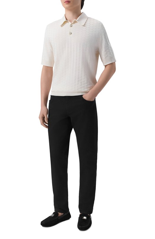 Замшевые мокасины DG Driver Dolce & Gabbana A50735/A0100 Чёрный  A50735/A0100 Фото 2