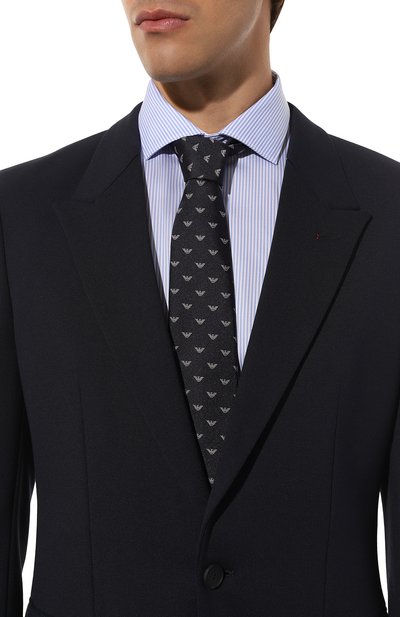 Шелковый галстук EMPORIO ARMANI, арт. 340075/3R616, фото 2