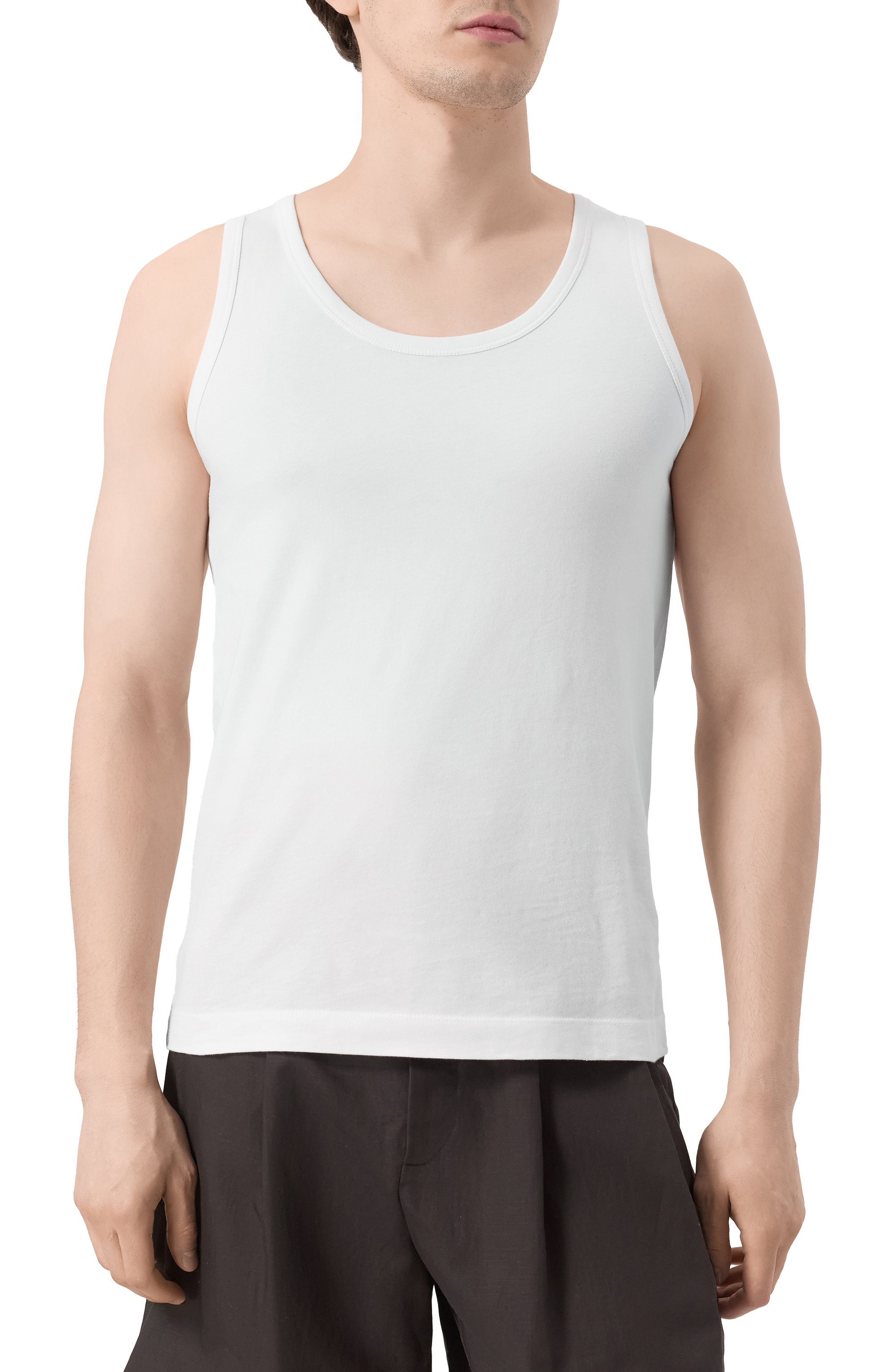 Хлопковая майка DRIES VAN NOTEN, арт. 251-021105-1600, фото 3