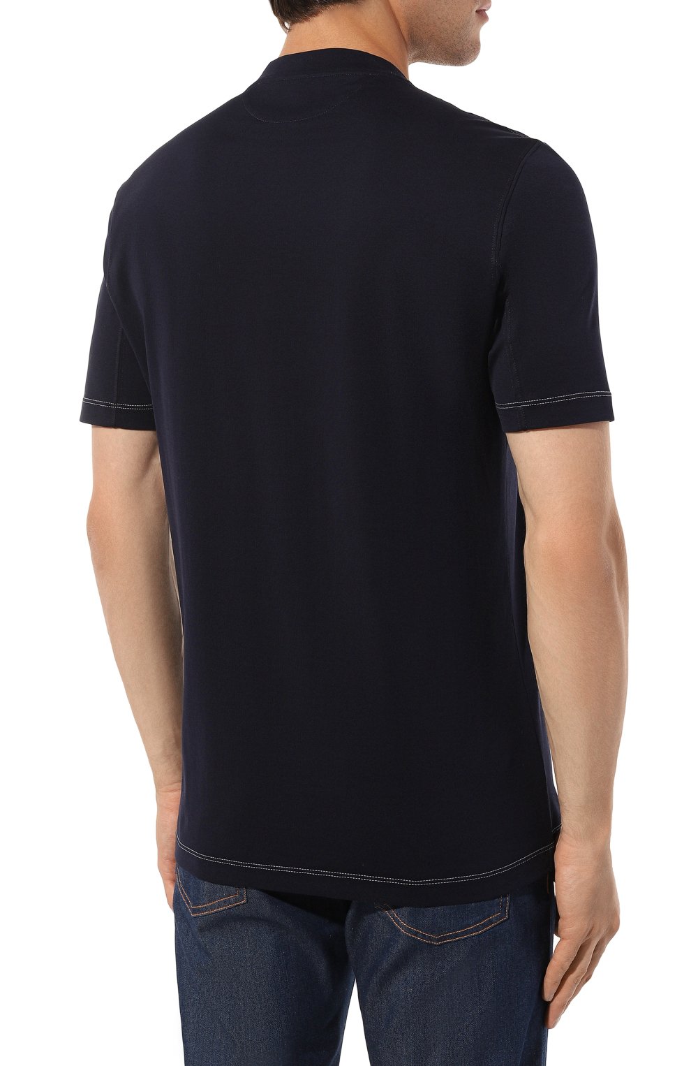 Хлопковая футболка BRUNELLO CUCINELLI, арт. M0T618481P, фото 4