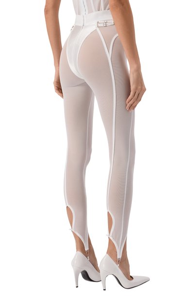 Легинсы DANIIL ANTSIFEROV белого цвета по цене 55000 руб., арт. DA_1450, фото 4 Легинсы DANIIL ANTSIFEROV, арт. DA_1450, фото 4