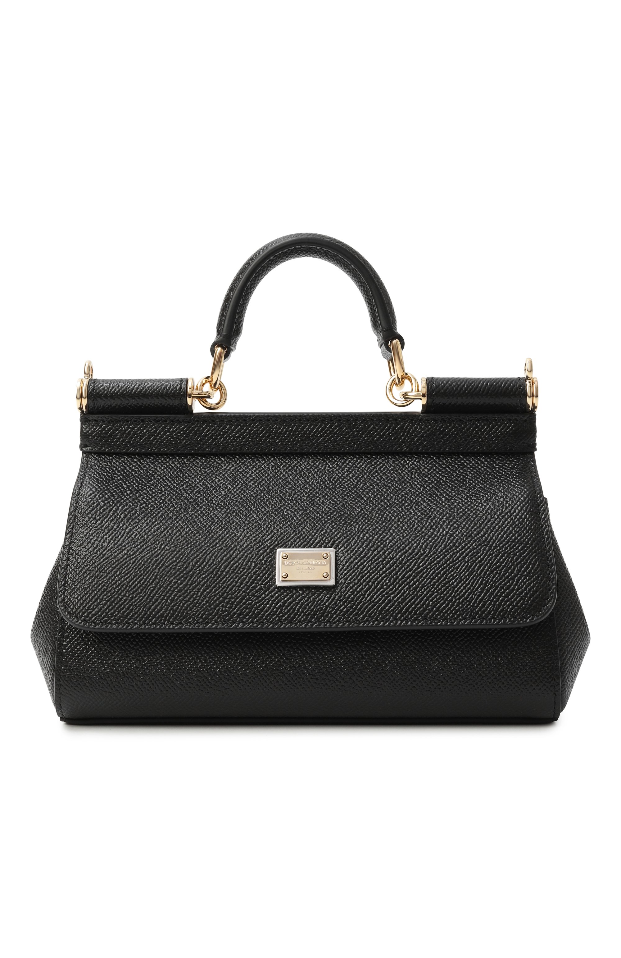 Сумка my sicily small DOLCE & GABBANA черного цвета по цене 143000 руб., арт. BB7116/B1001, фото 1 Сумка my sicily small DOLCE & GABBANA, арт. BB7116/B1001, фото 1