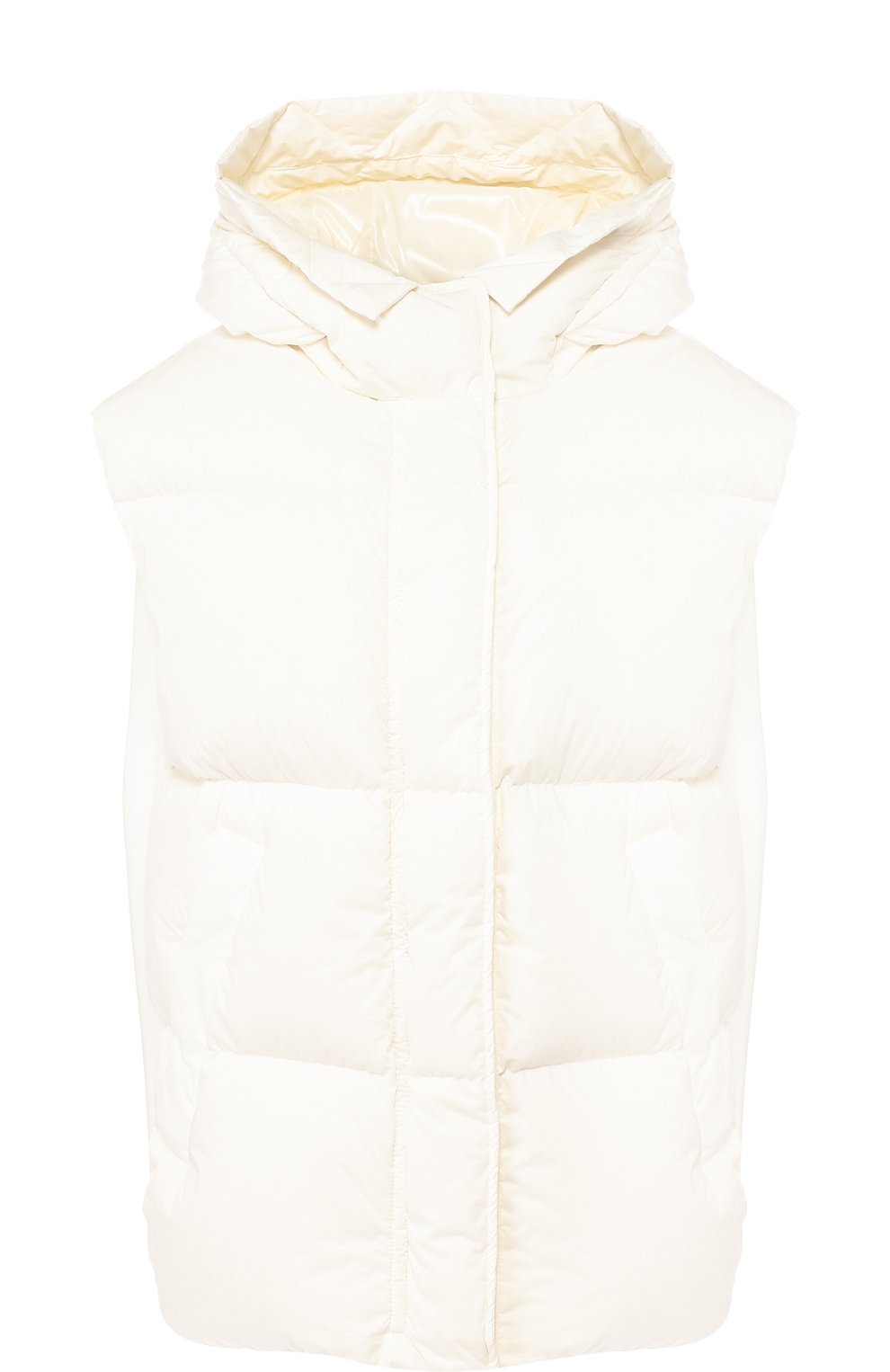 Хлопковый жилет с капюшоном и карманами MONCLER, арт. D2-093-48316-05-54012, фото 1