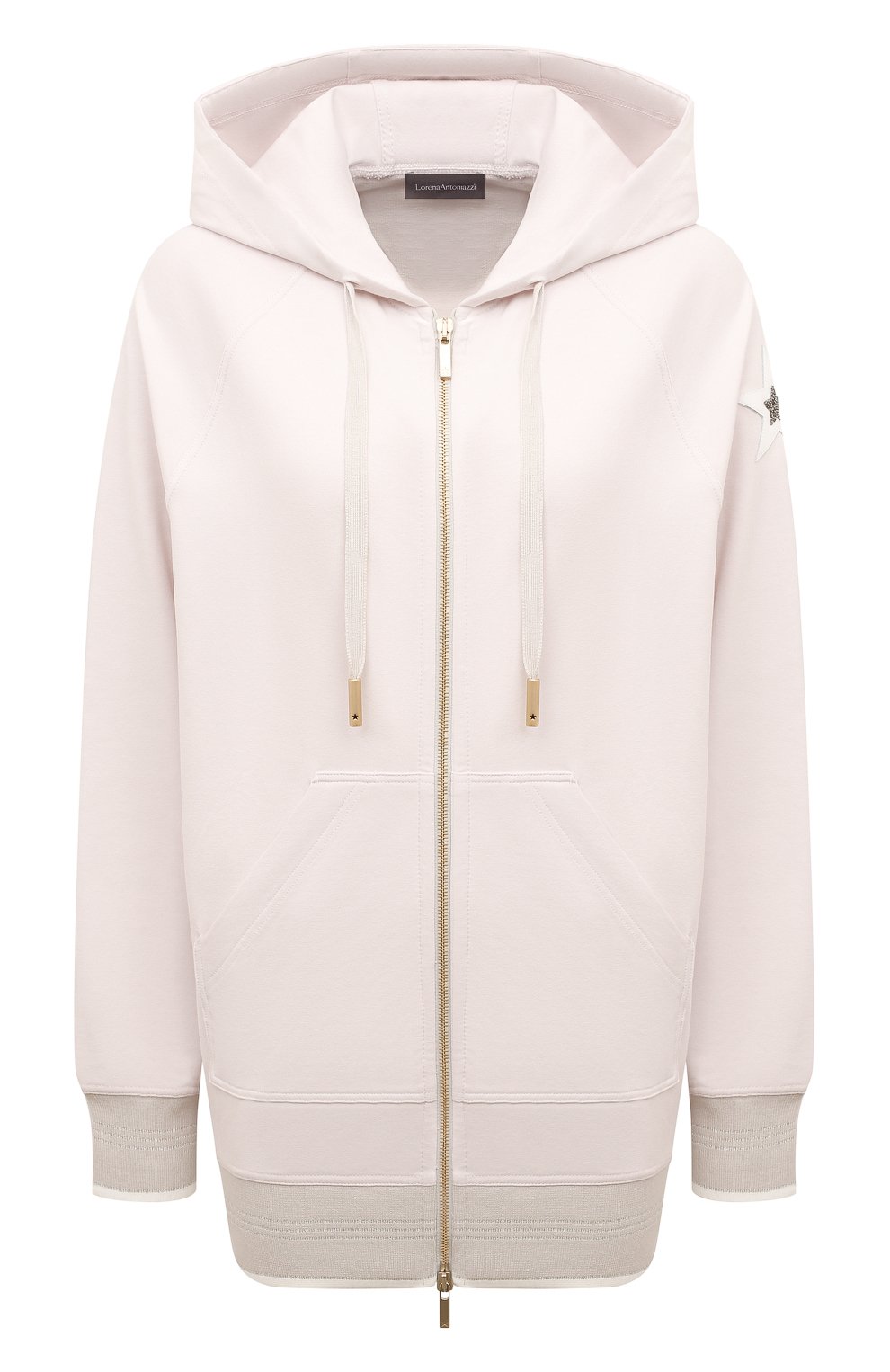 Хлопковая толстовка LORENA ANTONIAZZI, арт. FE06BA/9999, фото 1