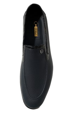 Лоферы с отделкой из кожи крокодила ZILLI, арт. MDR-T046/003/CCR0, фото 6