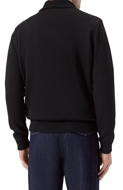 Комбинированный кардиган Zilli KZMC01M0270VTSU00_002 Чёрный  KZMC01M0270VTSU00_002 Фото 4