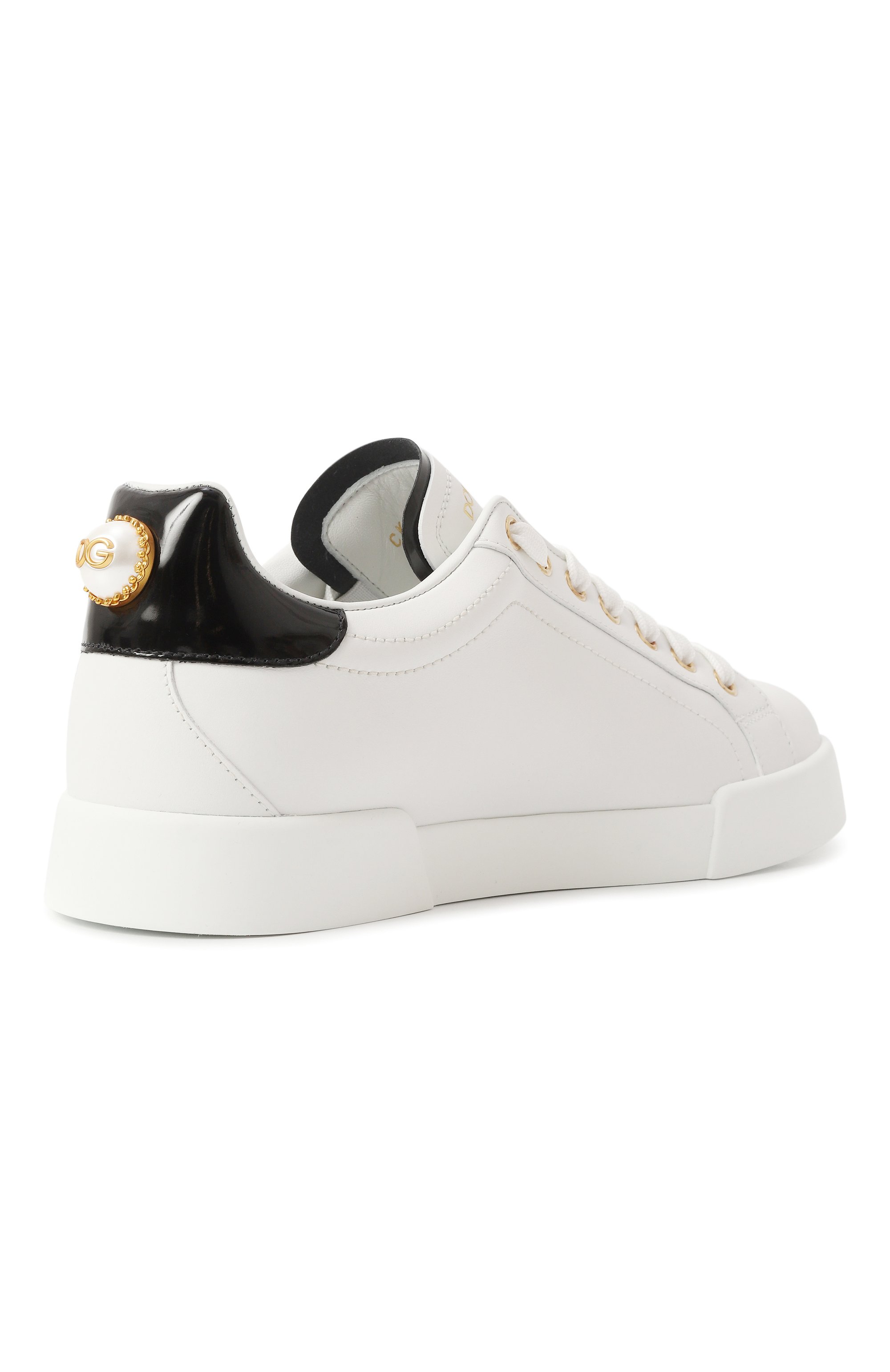 Кожаные кеды portofino DOLCE & GABBANA, арт. CK1602/AH506, фото 5