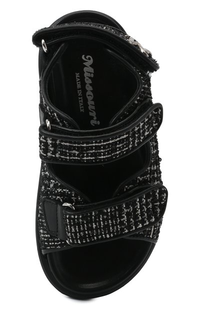 Сандалии MISSOURI черного цвета по цене 23750 руб., арт. 56421T/27-30, фото 4 Сандалии MISSOURI, арт. 56421T/27-30, фото 4