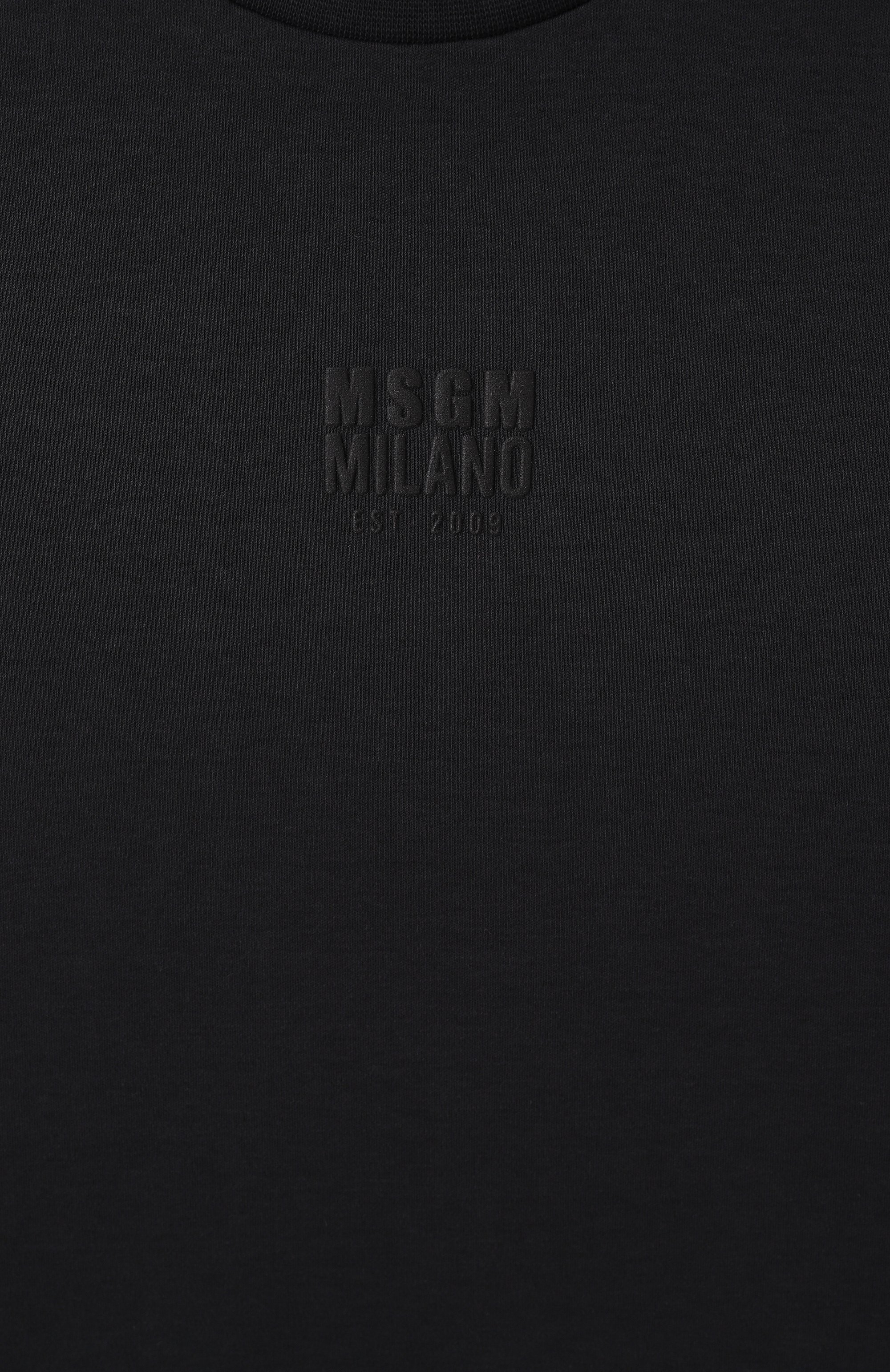 Хлопковая майка MSGM KIDS, арт. S5MSJUTH171, фото 3