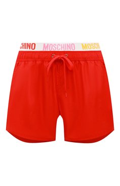 Женский шорты MOSCHINO красного цвета, арт. V7147/5989 | Фото 1 (Материал внешний: Синтетический материал; Стили: Спорт-шик; Женское Кросс-КТ: Раздельные купальники; Материал сплава: Проставлено; Нос: Не проставлено; Драгоценные камни: Проставлено)