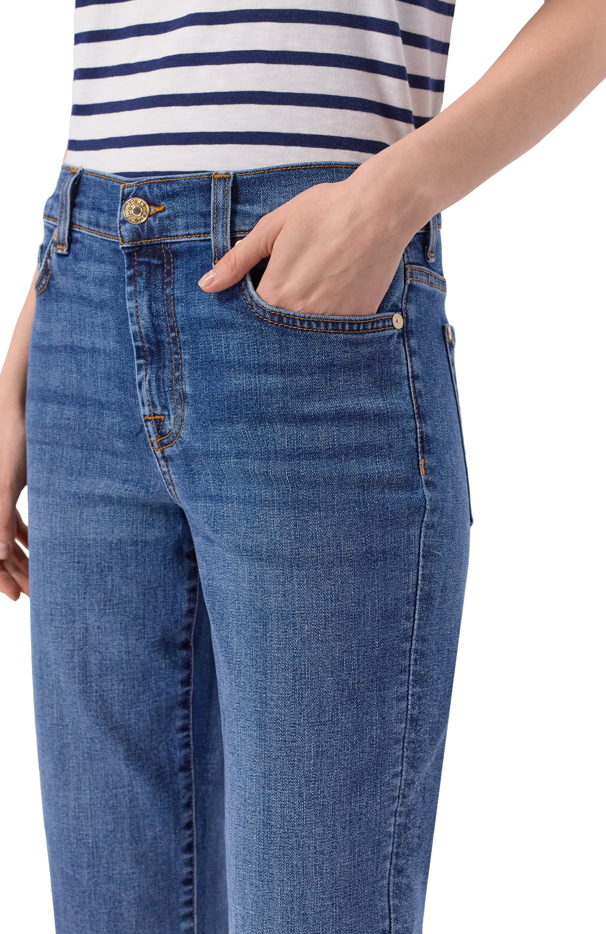 Джинсовые шорты 7 FOR ALL MANKIND, арт. 7UK0044A-GHT, фото 5