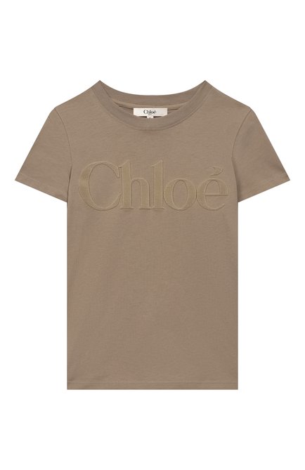 Хлопковая футболка CHLOÉ, арт. C20652