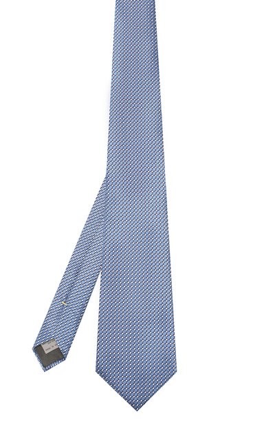 Шелковый галстук CANALI синего цвета по цене 9525 руб., арт. 18/HJ02302, фото 2 Шелковый галстук CANALI, арт. 18/HJ02302, фото 2
