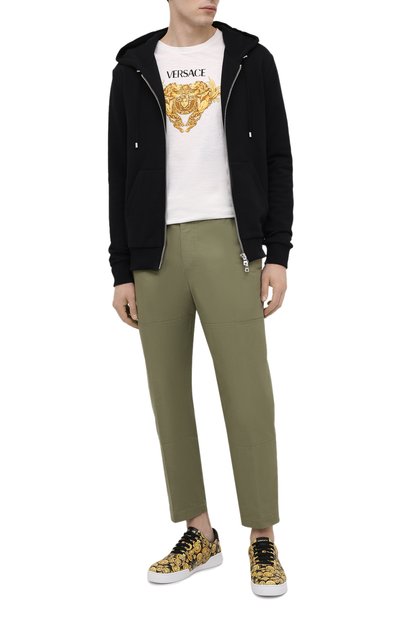 Кожаные кеды ilus VERSACE, арт. DSU7843/D56VG, фото 2