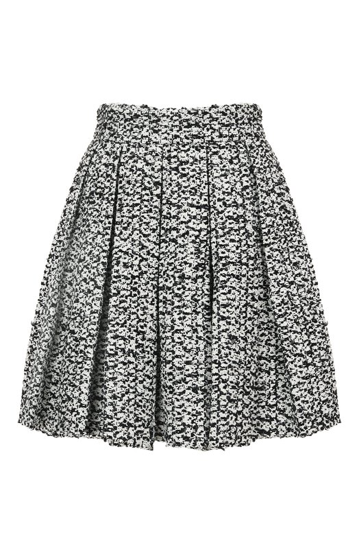 Плиссированная юбка Balmain FF0LBB09/XL35 Чёрно-белый FF0LBB09/XL35
