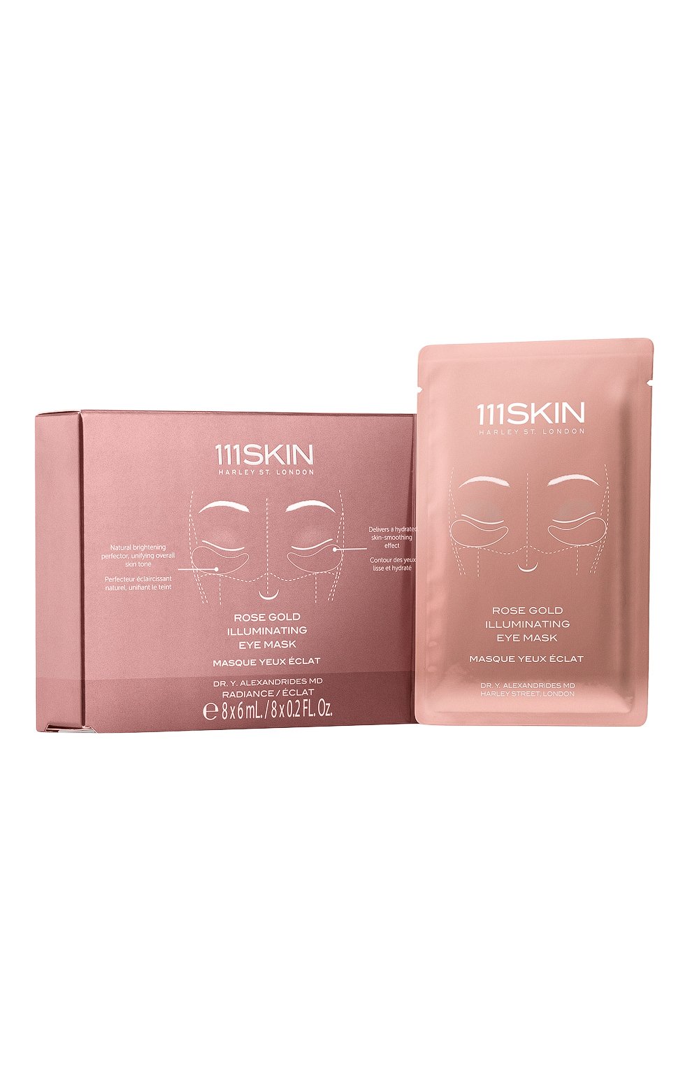 Маска-патчи с эффектом сияния rose gold 111SKIN бесцветного цвета по цене 7310 руб., арт. 5060280374142, фото 1 Маска-патчи с эффектом сияния rose gold 111SKIN, арт. 5060280374142, фото 1