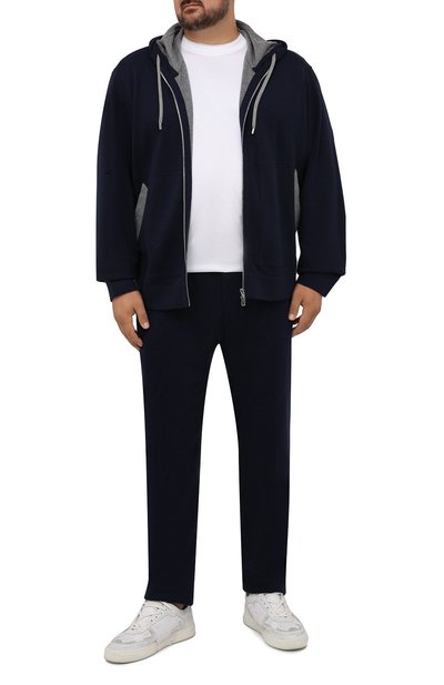 Брюки из хлопка и кашемира CORTIGIANI, арт. 214601/0000/60-70, фото 2