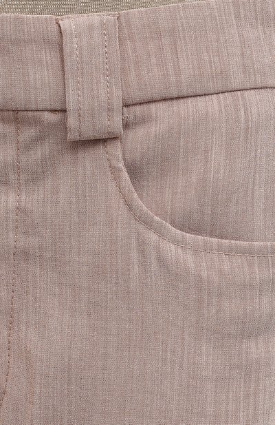 Брюки GANNI бежевого цвета по цене 25600 руб., арт. F5056, фото 5 Брюки GANNI, арт. F5056, фото 5