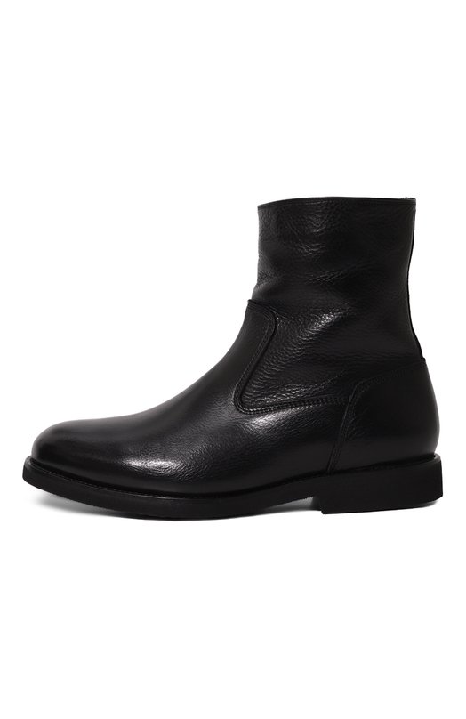 Кожаные сапоги Kiton USSA193N0112401 Чёрный  USSA193N0112401 Фото 4