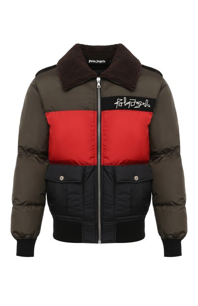 Утепленный бомбер PALM ANGELS, арт. PMEH007F20FAB0015701, фото 1