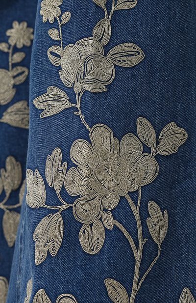 Расклешенные джинсы  с потертостями и контрастной отделкой GUCCI, арт. 481450/XR722, фото 5