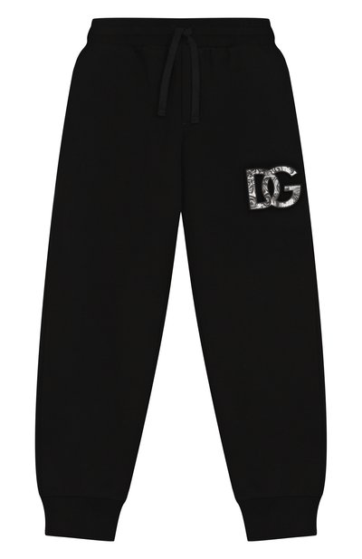 Хлопковые джоггеры DOLCE & GABBANA, арт. L4JPIG/G7PEM/8-12+