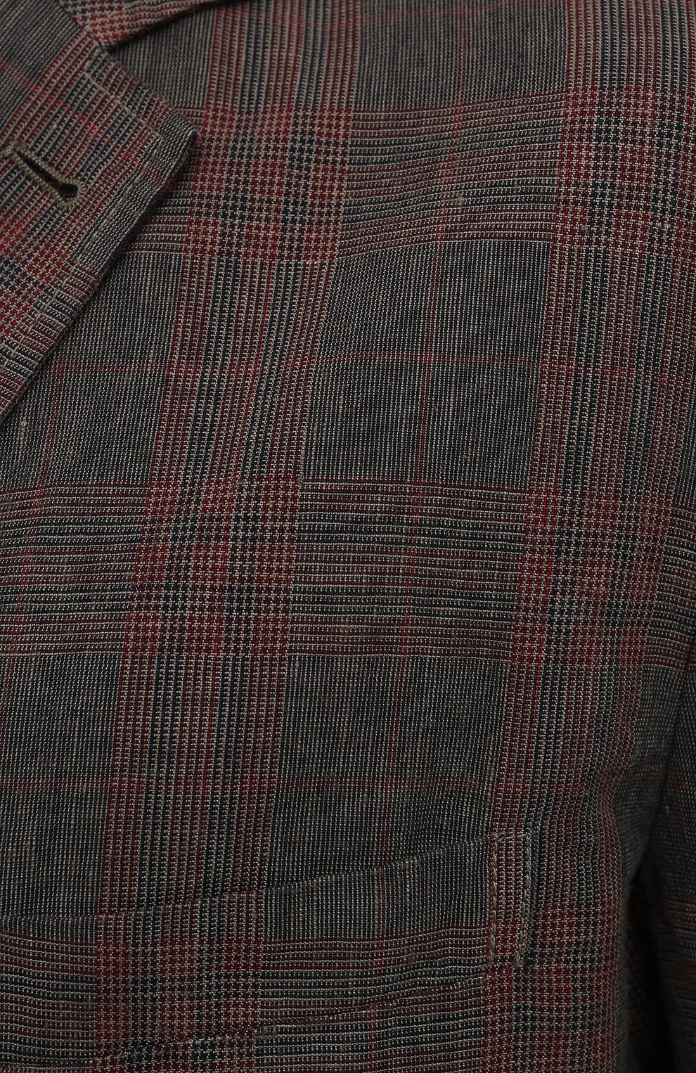 Пиджак из хлопка и льна ASPESI коричневого цвета по цене 45300 руб., арт. S1 A CJ01 G403, фото 5 Пиджак из хлопка и льна ASPESI, арт. S1 A CJ01 G403, фото 5