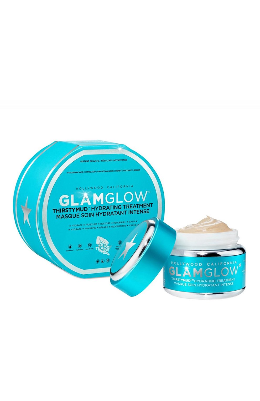 Увлажняющая маска для лица thirstymud hydrating treatment (15g) GLAMGLOW бесцветного цвета по цене 1990 руб., арт. 858372004009, фото 3 Увлажняющая маска для лица thirstymud hydrating treatment (15g) GLAMGLOW, арт. 858372004009, фото 3