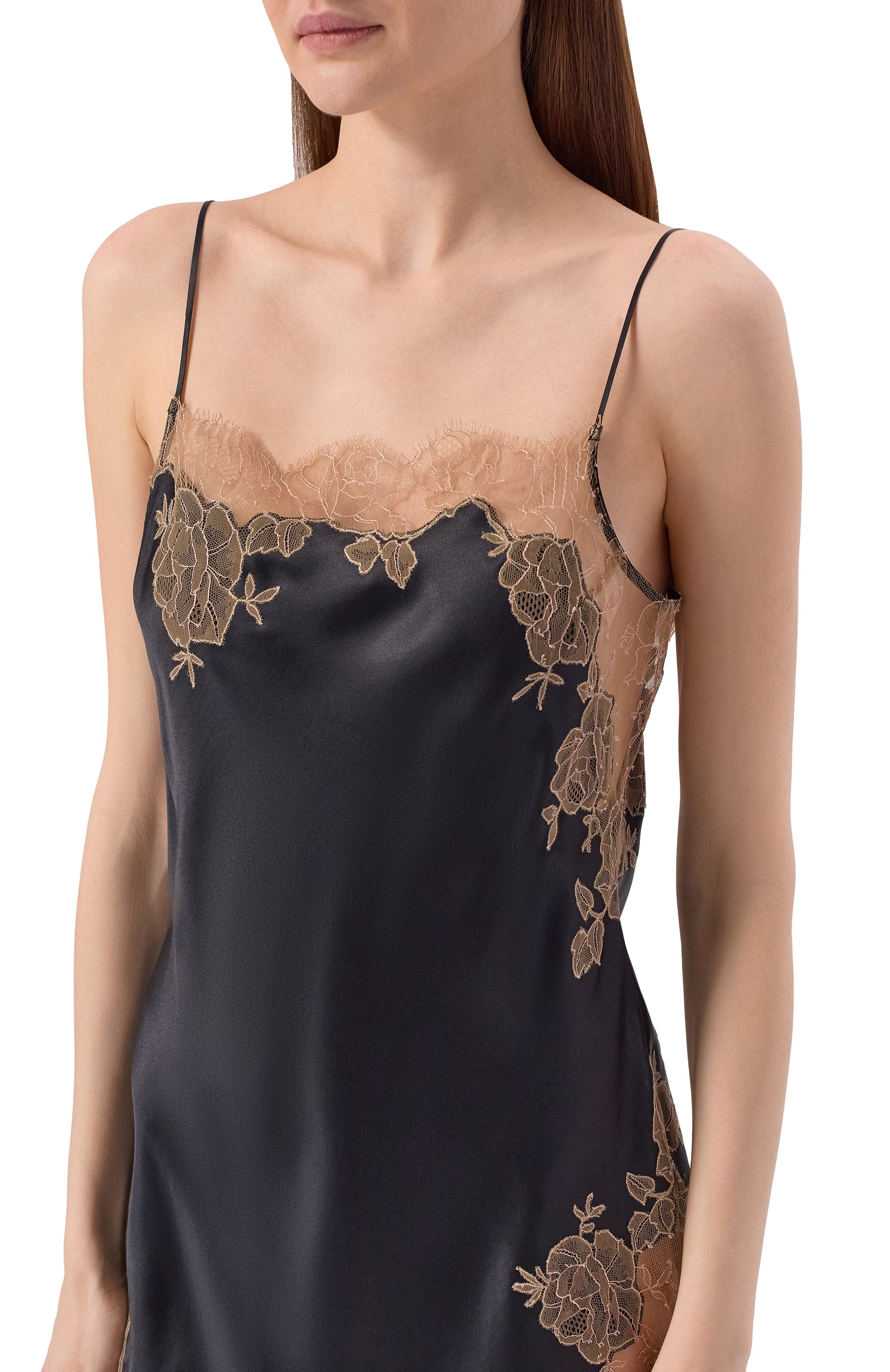 Шелковая сорочка CARINE GILSON, арт. AL0400AP, фото 4